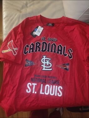 Pro Standard St. Louis Cardinals Red Graphic T Shirt Dress